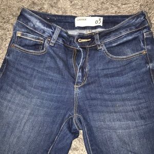 Dark blue jeans